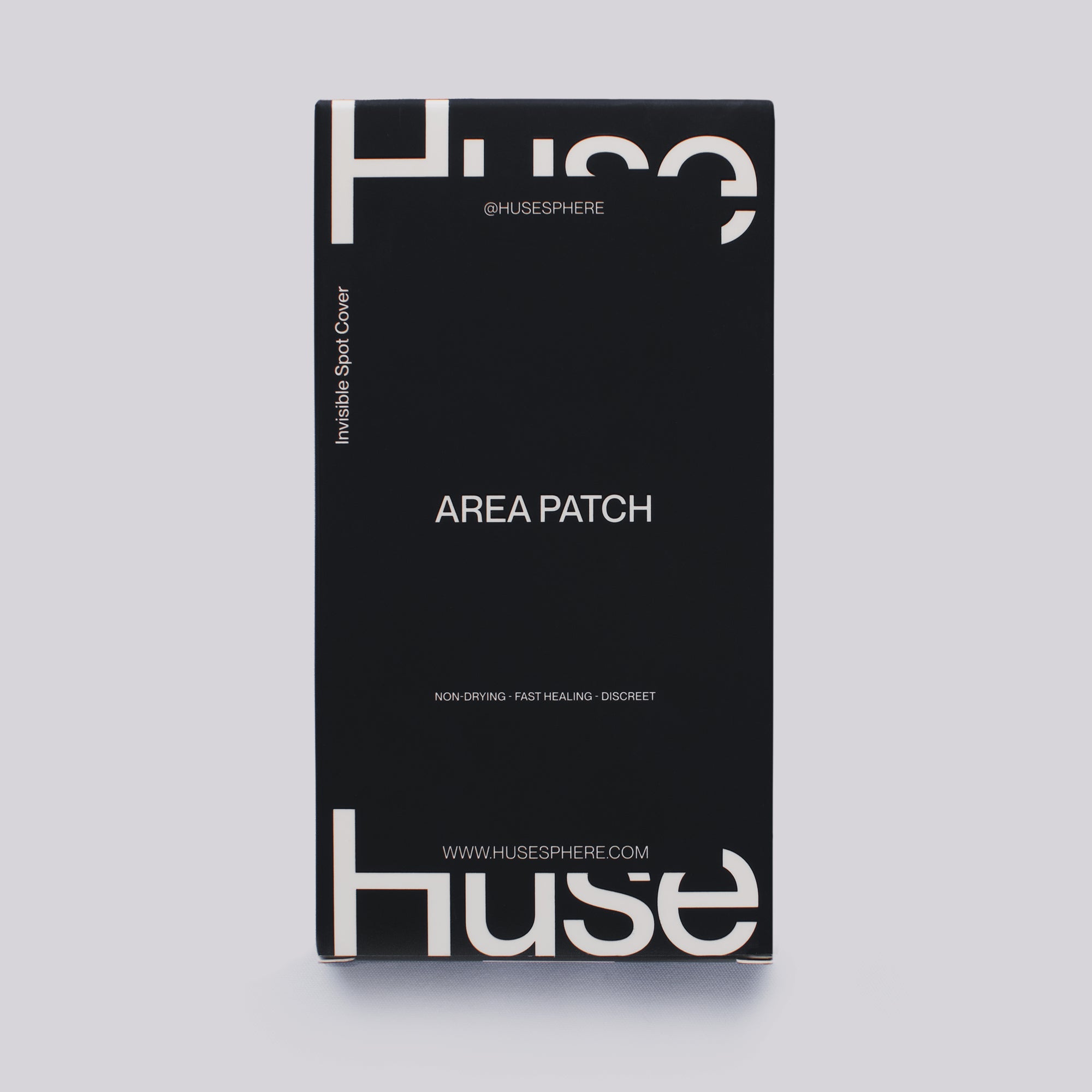 Huse Large Hydrocolloid Patch. Best for acne-prone skin, cystic acne, large breakouts, cluster breakouts, forehead texture, or small bumps on the skin.